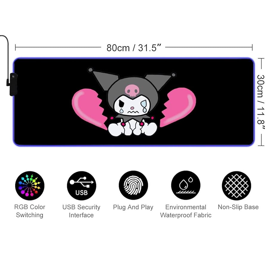 Amazon.co.jp: クロミ ちゃん ゲーミングマウスパッド